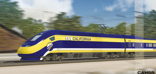 Presentan al público modelo de tren rápido de...