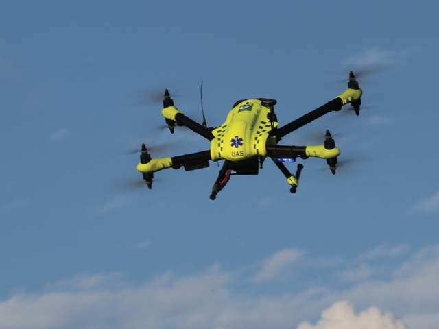Drones carrying defibrillators could aid heart emergencies