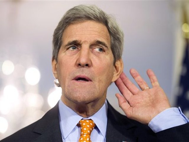 Kerry arrives in Brussels for terrorism talks