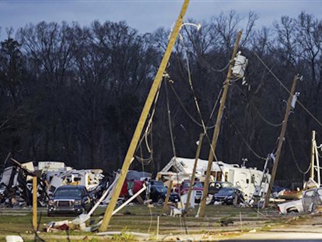 Death toll from southern storms up to 5