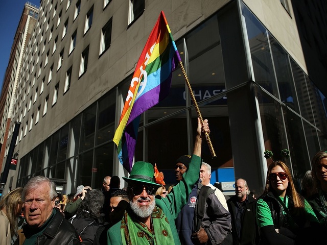 Gay groups walk in historic St. Patty's parade
