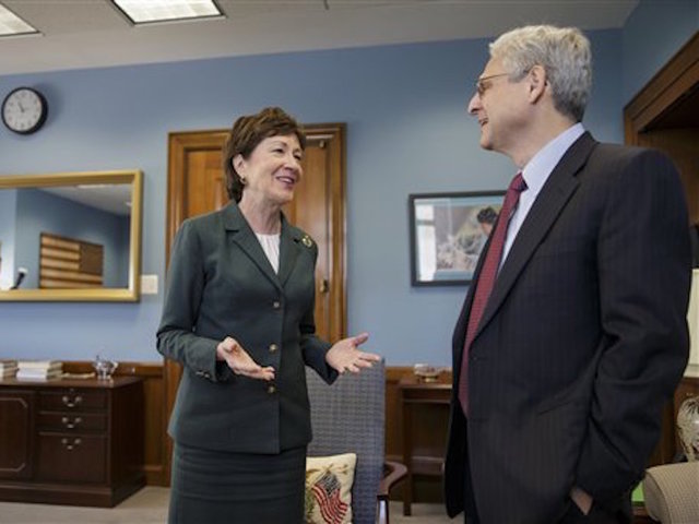 GOP Sen. from Maine meets with Garland