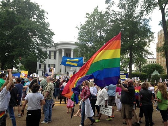 Miss. LGBT rights protesters won't back down