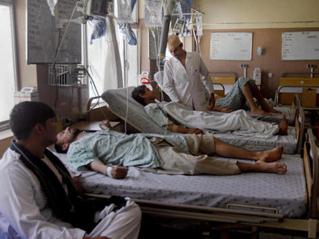 Afghan officials: Taliban attack buses