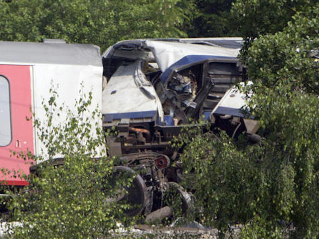 Belgian train slams into another