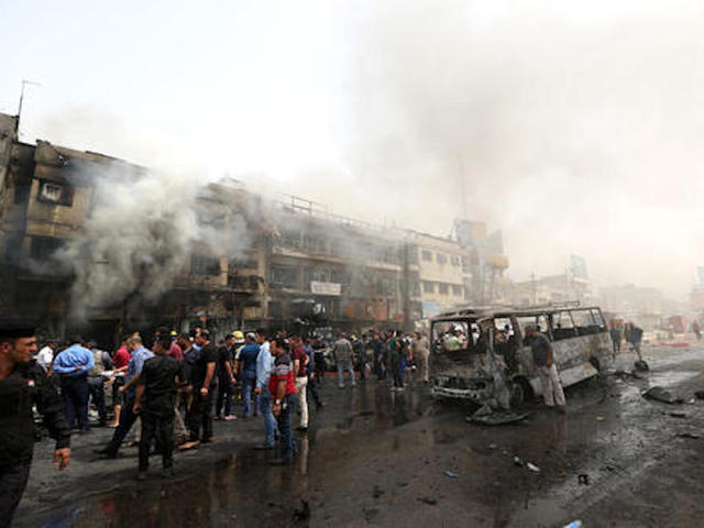 Two suicide attacks hit Baghdad
