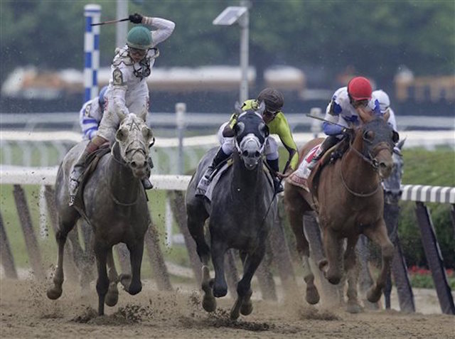 Photo finish at Belmont Stakes ends in upset
