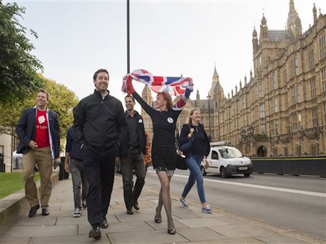 Britons celebrate, bemoan EU exit vote