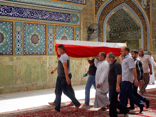 Iraqi officials: attack on Shiite shrine kills 37, wounds 62