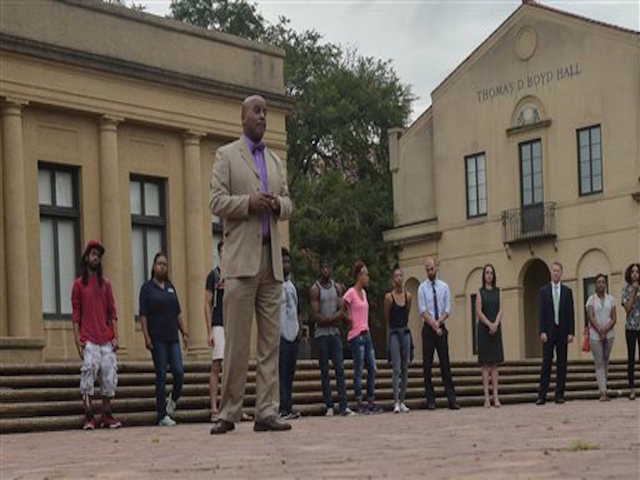 Son of slain Louisiana man speaks out for first time