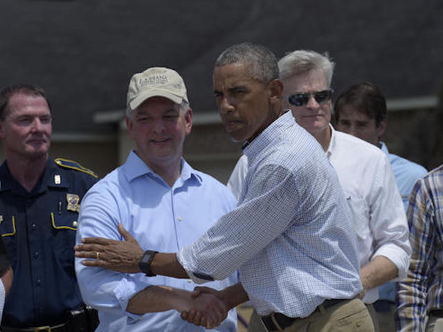 Louisiana delegation presses Obama for flood aid