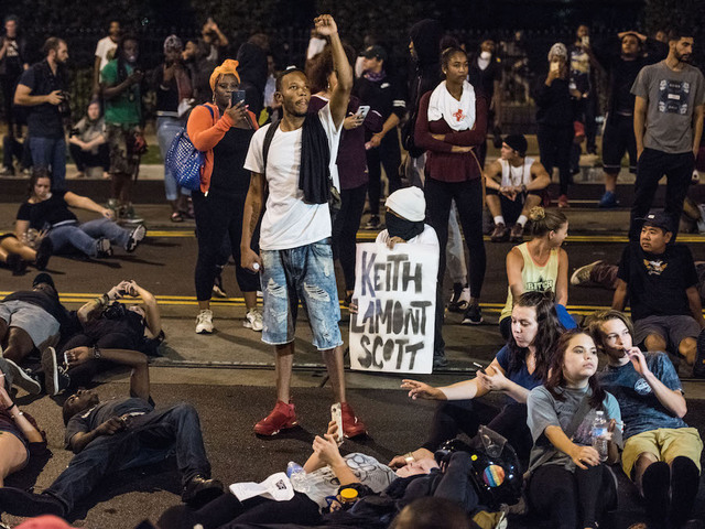 Charlotte police shooting video released by widow of Keith Lamont Scott