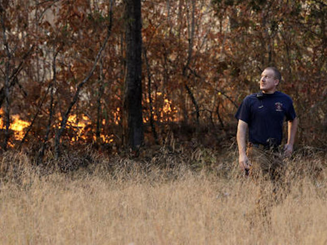 Dry, windy conditions feed wildfires across the Southeast