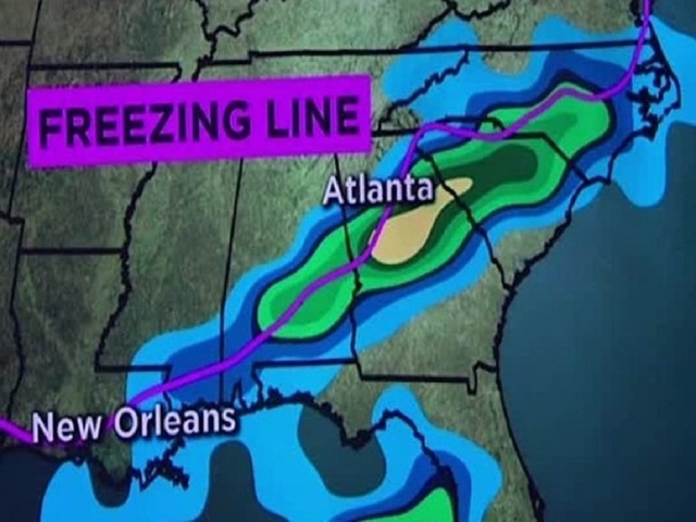 Winter storm will bring snow to South
