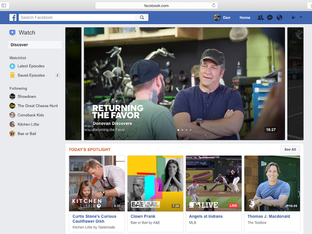 Watching (and creating) TV through Facebook is now possible