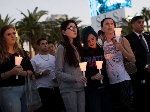 Photos from Las Vegas in days after horrific mass shooting on the Strip