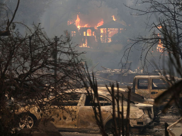 Wildfires ravage Northern California