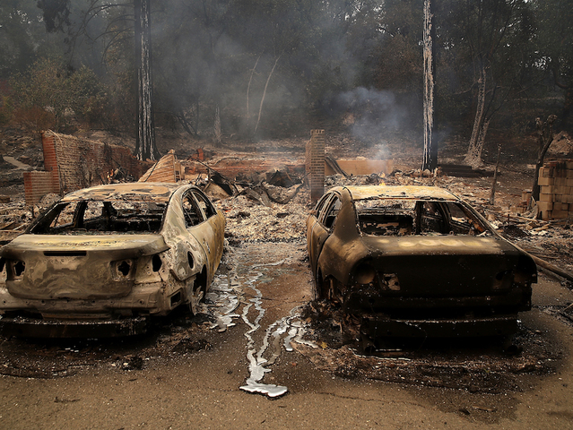 Wildfires ravage Northern California