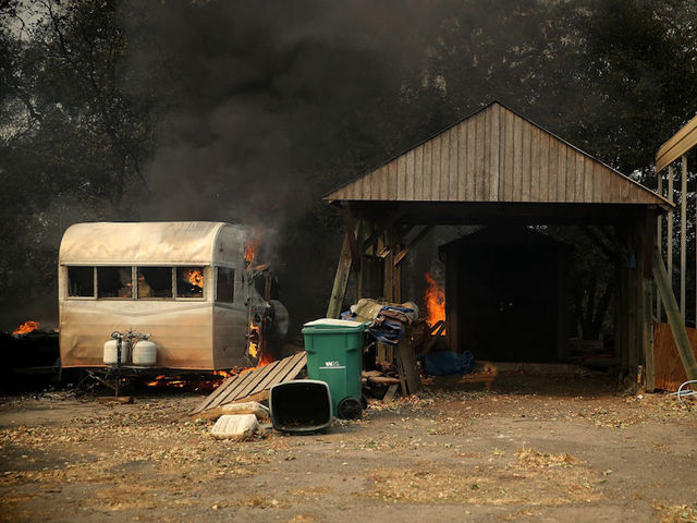 Wildfires ravage Northern California