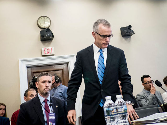 Andrew McCabe, ex-FBI deputy director, says his firing is part of Trump's 'ongoing war' with FBI