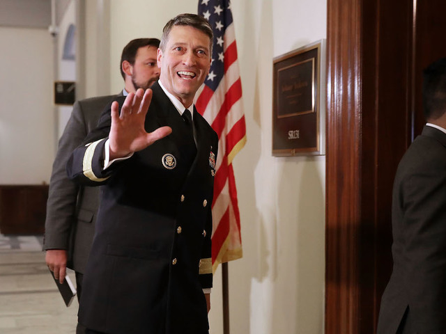 Ronny Jackson will not return as Trump's physician, Politico reports