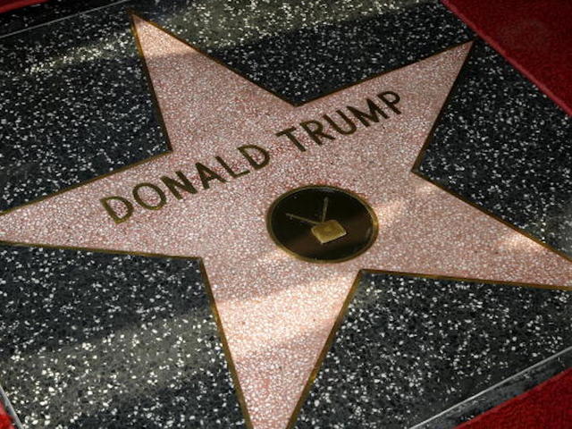 Trump's Hollywood Walk of Fame star destroyed