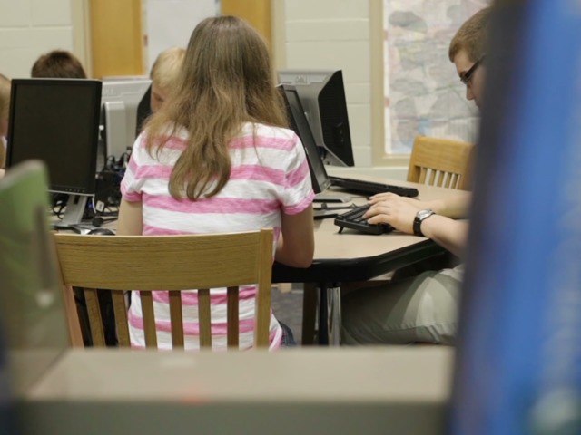 Kids in school