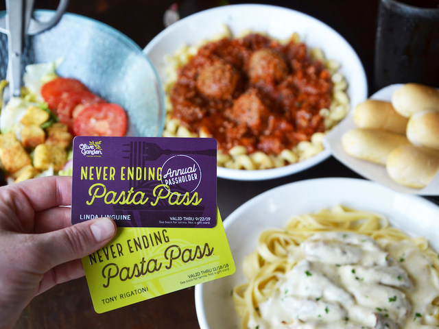 olive garden offers year long never ending pasta pass for the first time 10newscom kgtv tv san diego - Olive Garden Chula Vista olive garden offers year long never ending pasta pass for the first time 10newscom kgtv tv san diego - Olive Garden Chula Vista