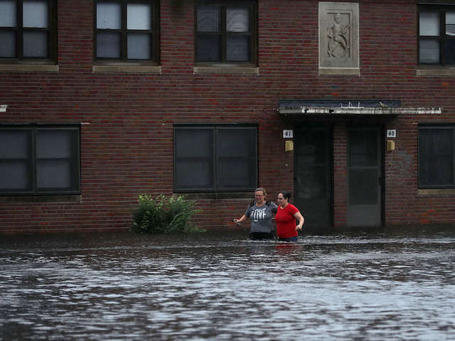 Hurricane Florence about to make landfall
