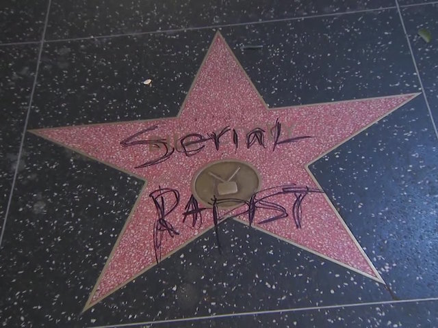 Bill Cosby's star of the Hollywood Walk of Fame vandalized